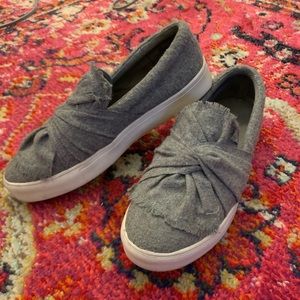 MIA Gray Slip On Sneakers